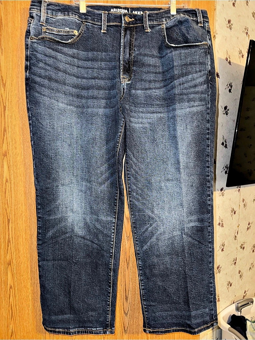 Arizona Men's Relaxed Jeans Waist 46 x 30 Blue